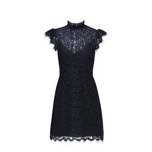 Rachel Zoe size 6 navy blue lace dress
